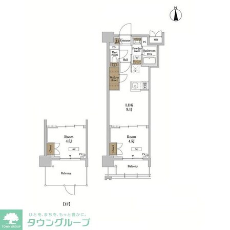RJRプレシア蒲田の物件間取画像